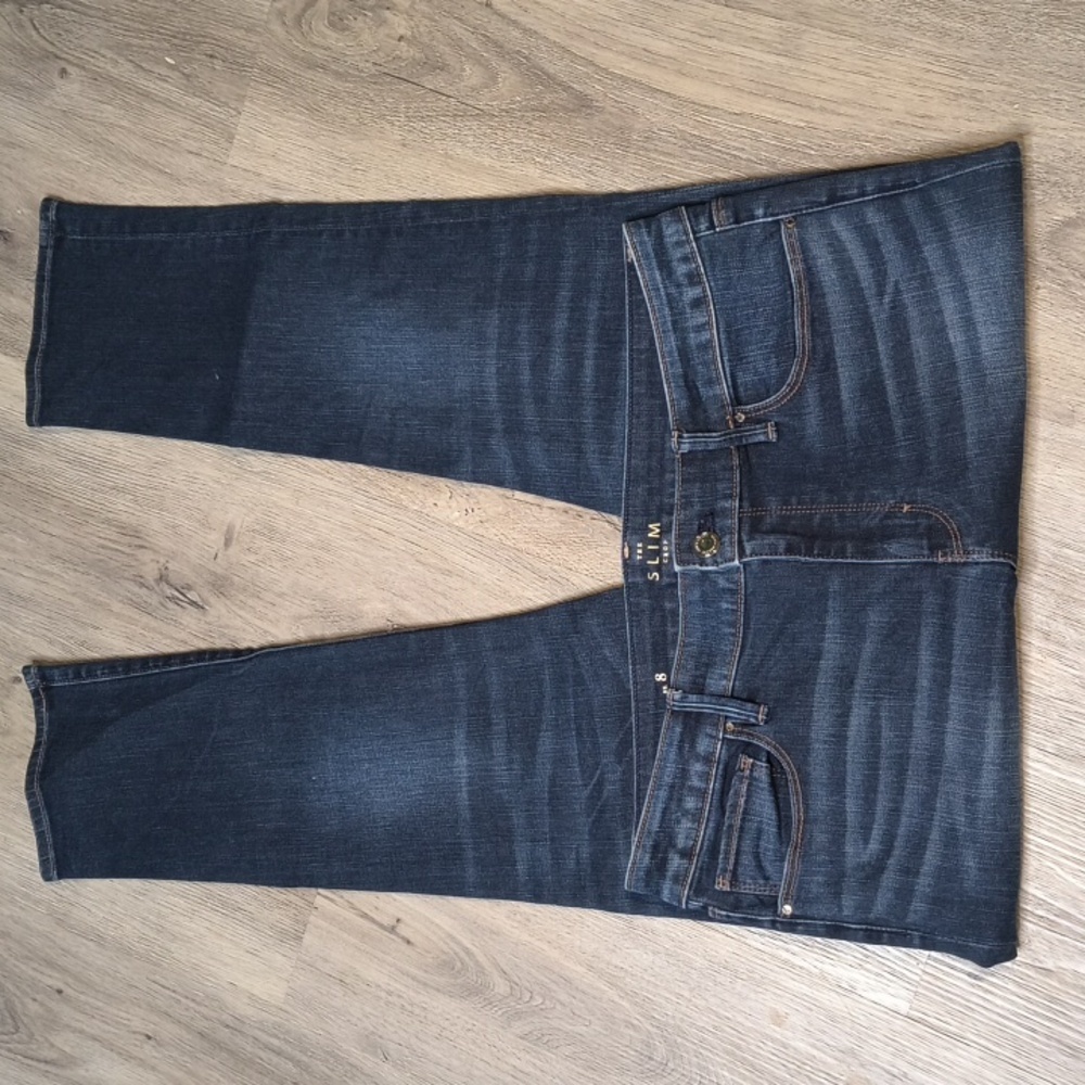 sac326 👖 Mid-Rise Skinny Stretch Slim Crop w/27.5" Inseam WHBM